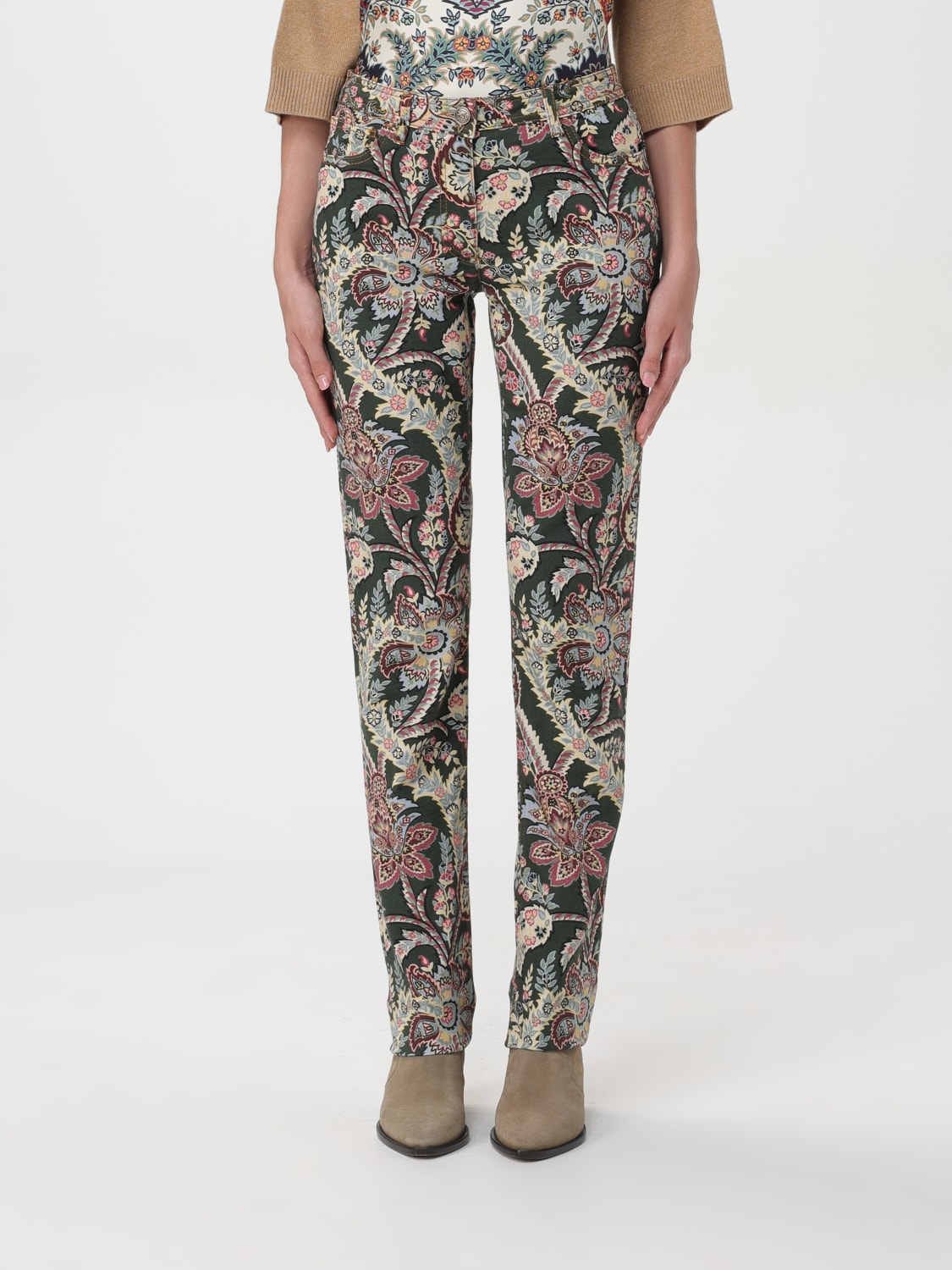 ETRO PANTS: Jeans woman Etro, Multicolor - Img 5