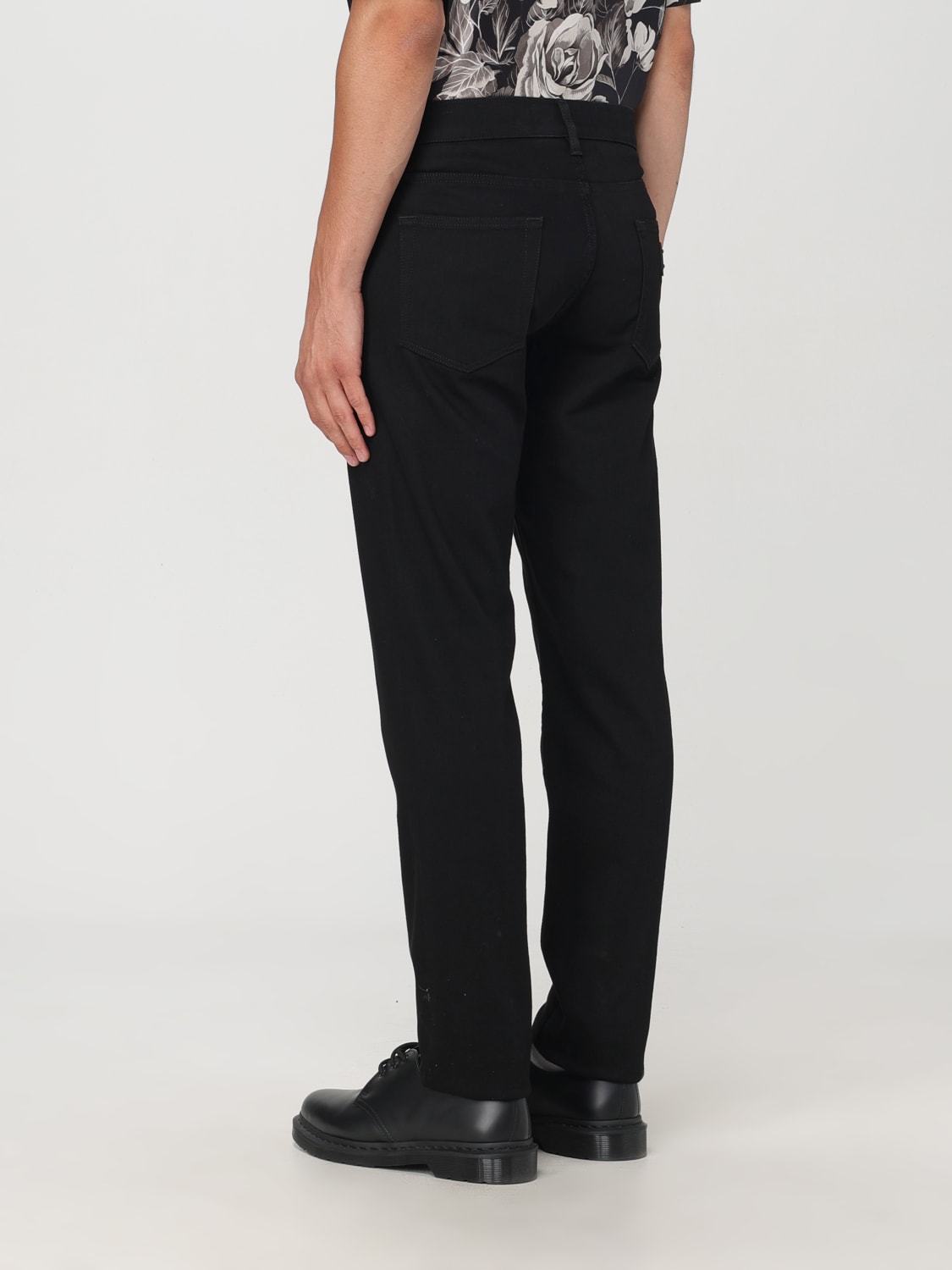 DOLCE & GABBANA JEANS: Pants men Dolce & Gabbana, Black - Img 3