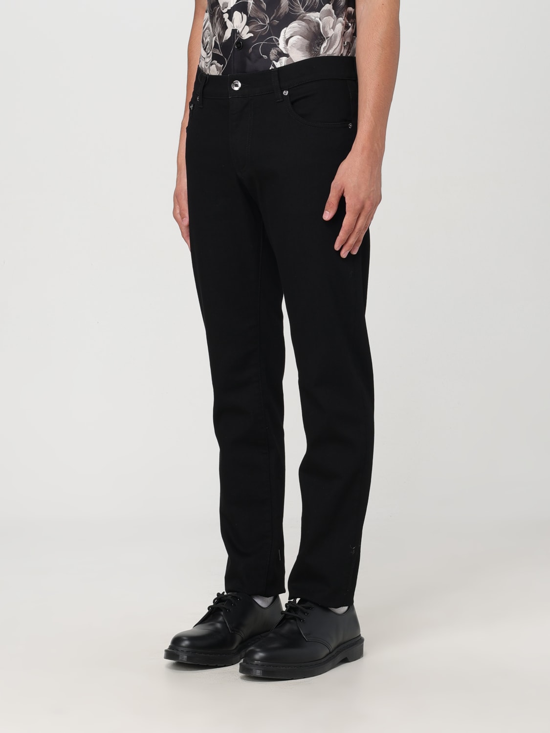 DOLCE & GABBANA JEANS: Pantalón hombre Dolce & Gabbana, Negro - Img 4