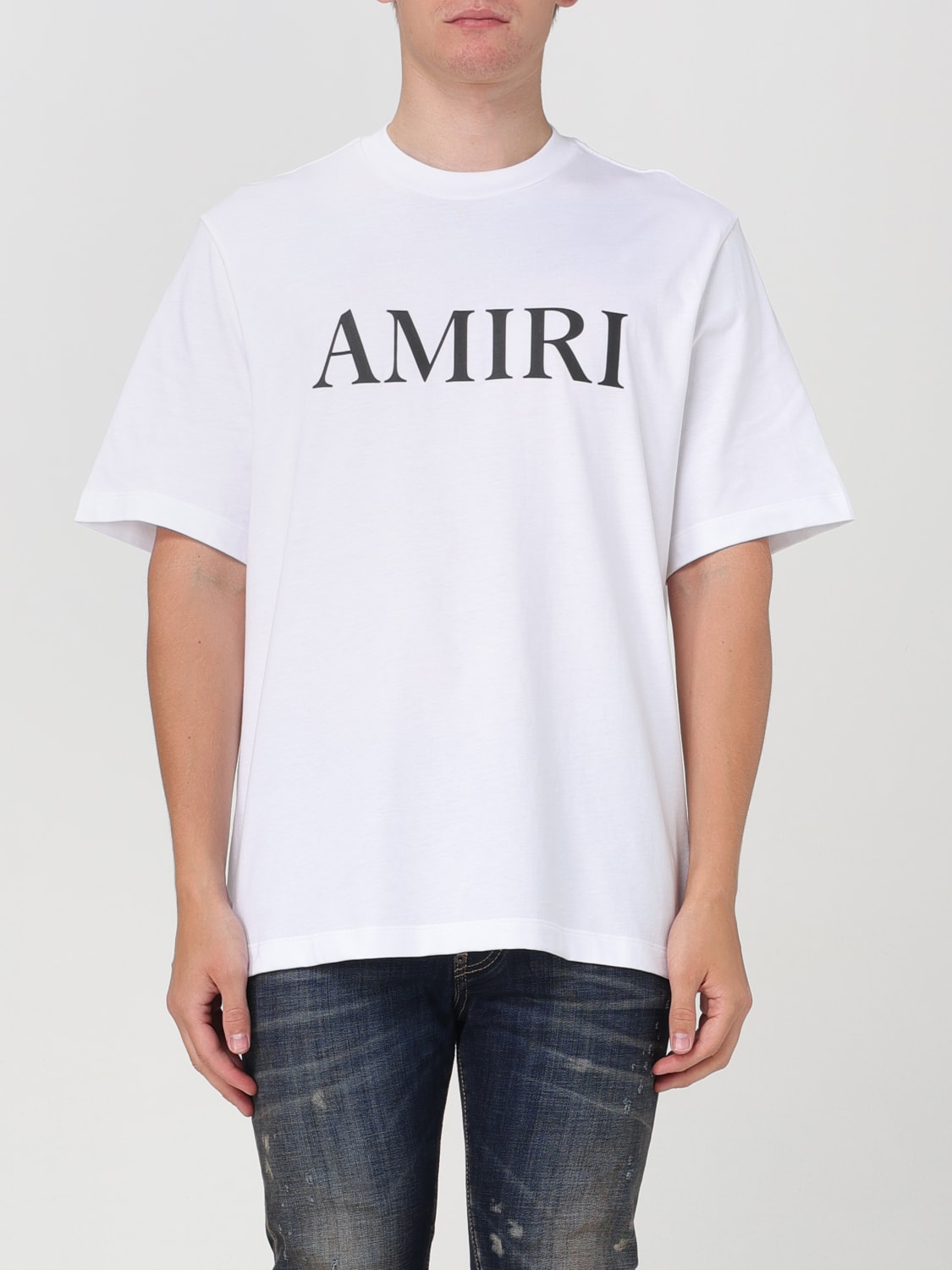 Giglio T-shirt di cotone Amiri