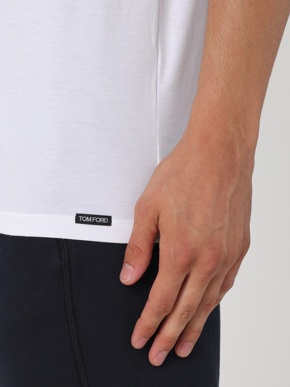 TOM FORD: T-shirt men - White | Tom Ford t-shirt T4M081410