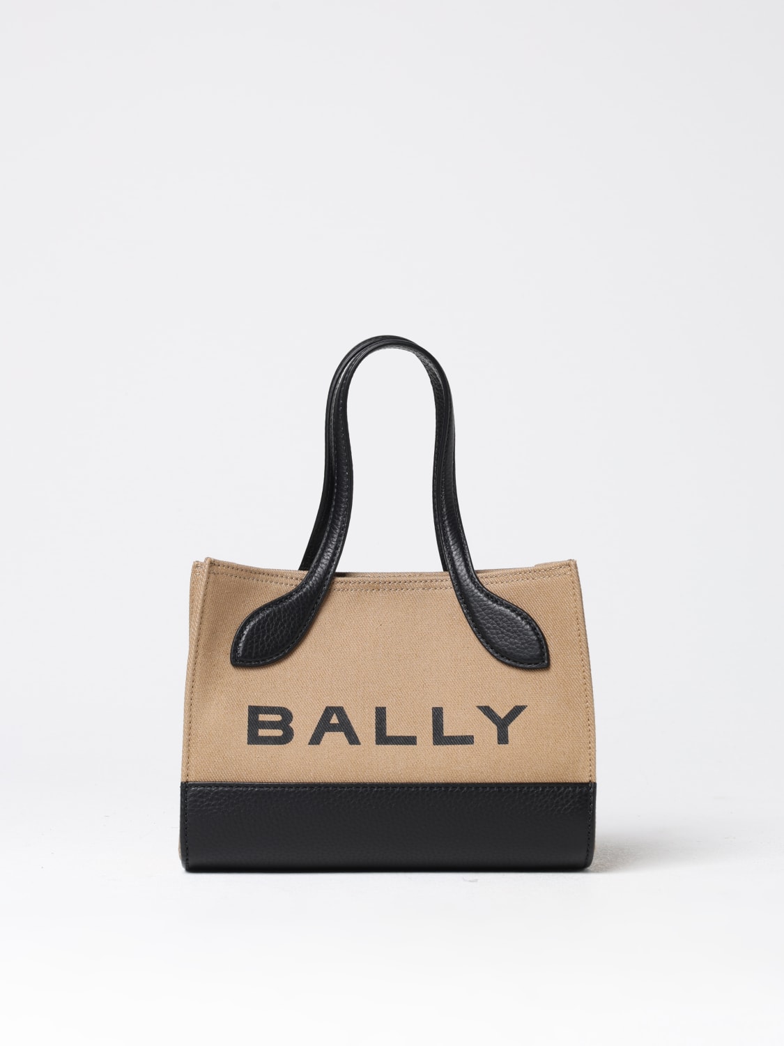 Giglio Borsa Bar Keep On Bally in canvas e pelle a grana