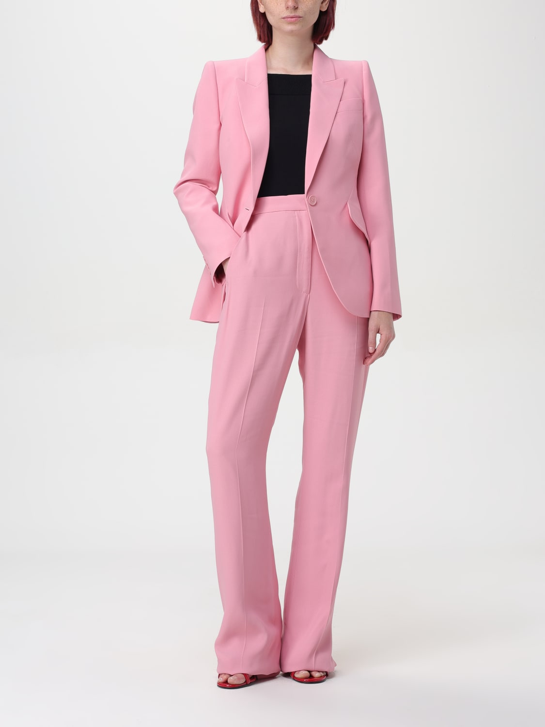 ALEXANDER MCQUEEN HOSE: Hose damen Alexander McQueen, Pink - Img 2