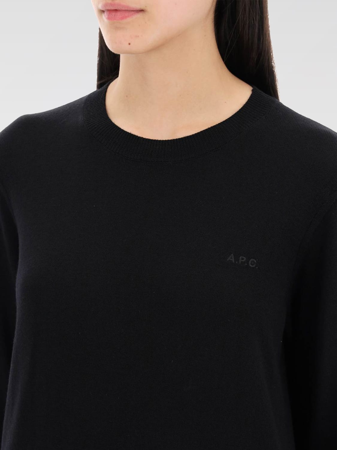 A.P.C. SWEATER: Sweatshirt woman A.P.C., Black - Img 3