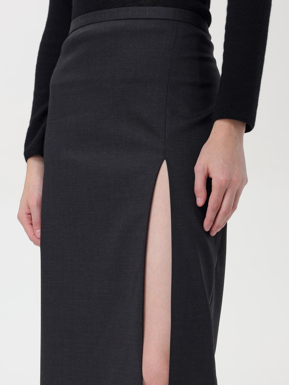 スカート PHILOSOPHY DI LORENZO SERAFINI Woman Skirt Grey 01155738 PHILOSOPHY DI LORENZO SERAFINI Skirt woman Philosophy Di
