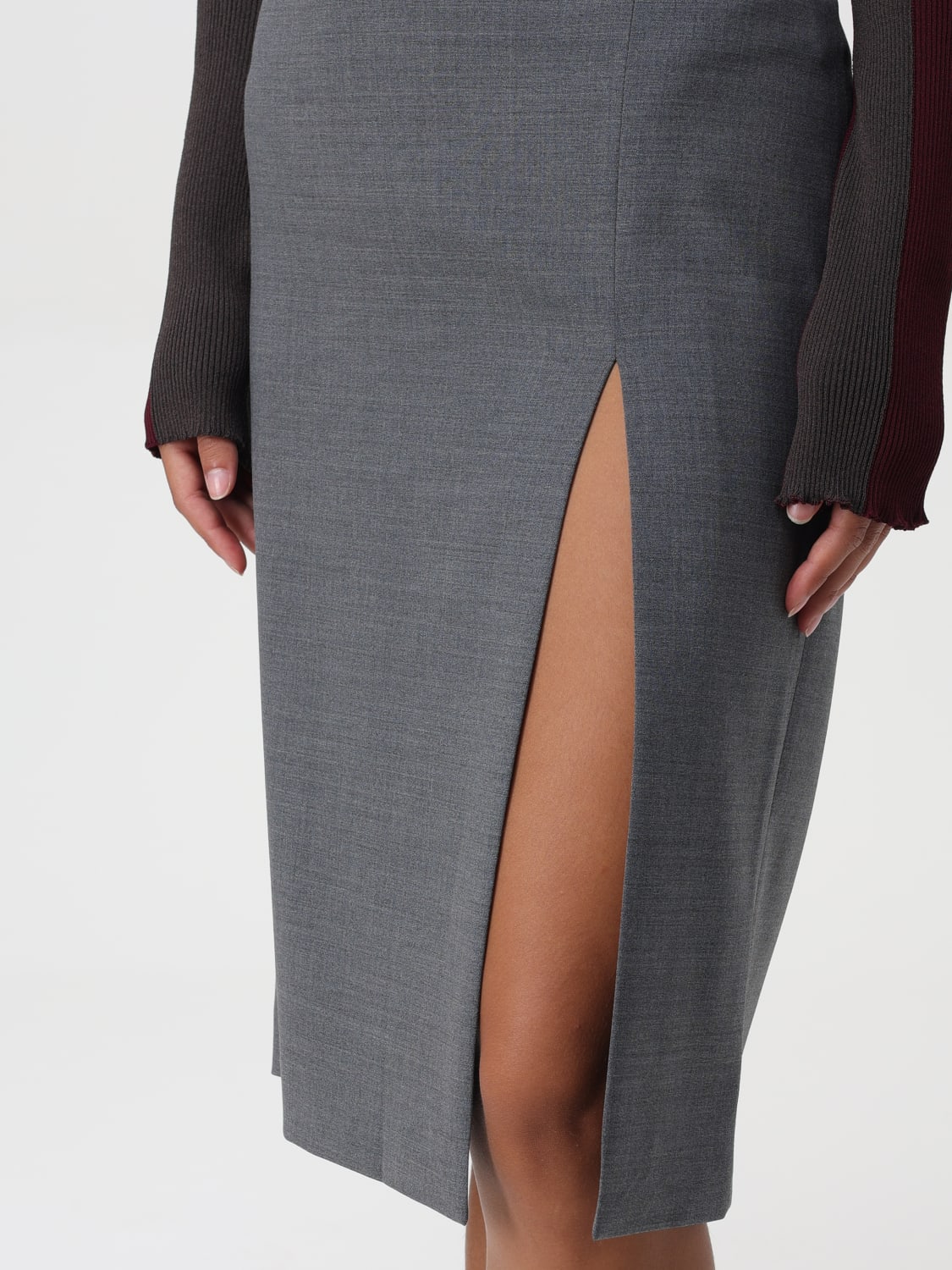 PHILOSOPHY DI LORENZO SERAFINI: Skirt woman - Grey 1