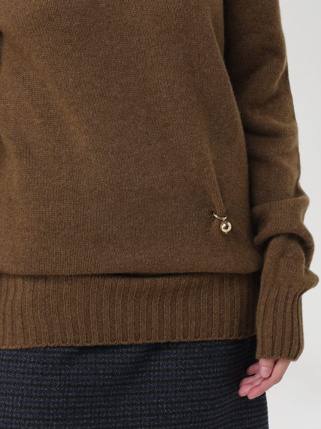 PHILOSOPHY DI LORENZO SERAFINI SWEATER: Sweater woman Philosophy Di Lorenzo Serafini, Green - Img 5