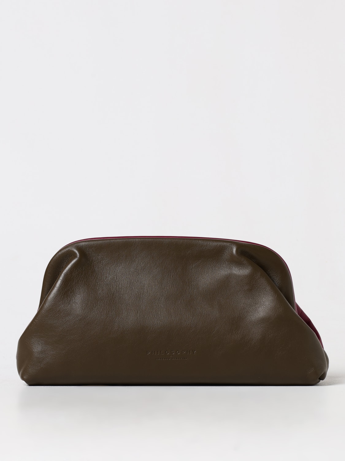 Giglio Clutch Philosophy Di Lorenzo Serafini in pelle