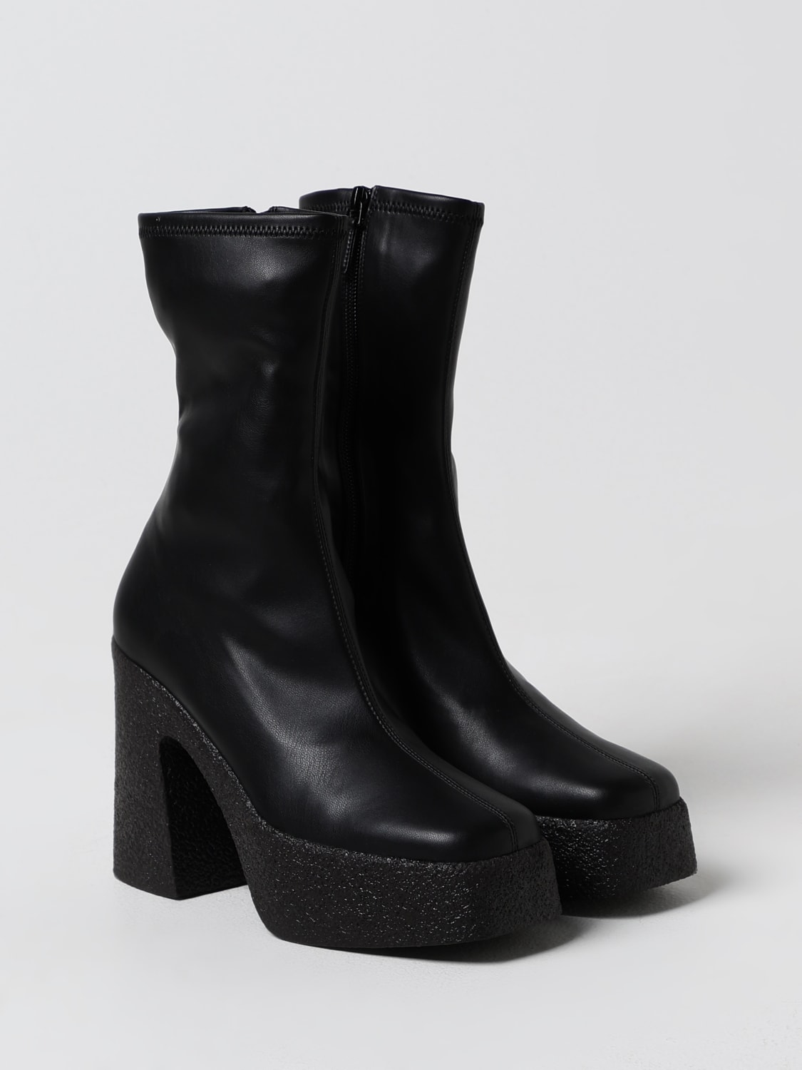 STELLA MCCARTNEY FLACHE STIEFELETTEN: Absatzschuhe damen Stella McCartney, Schwarz - Img 2