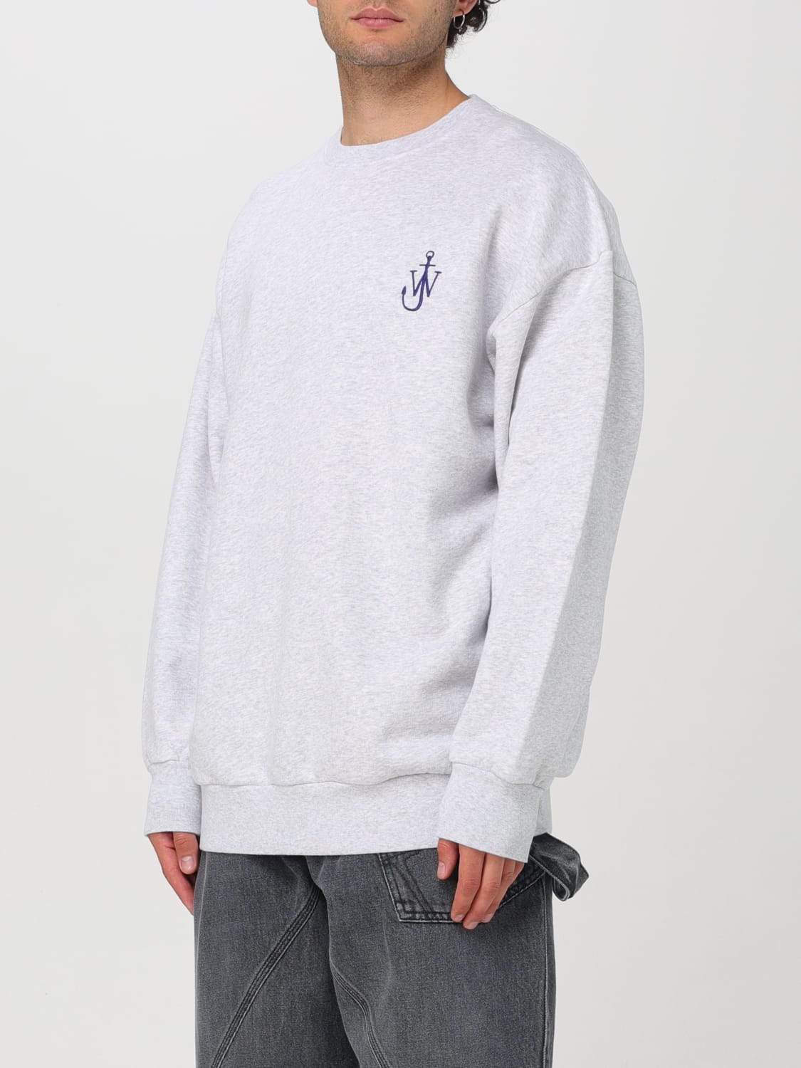 JW ANDERSON SWEATSHIRT: Sweatshirt men Jw Anderson, Grey - Img 4