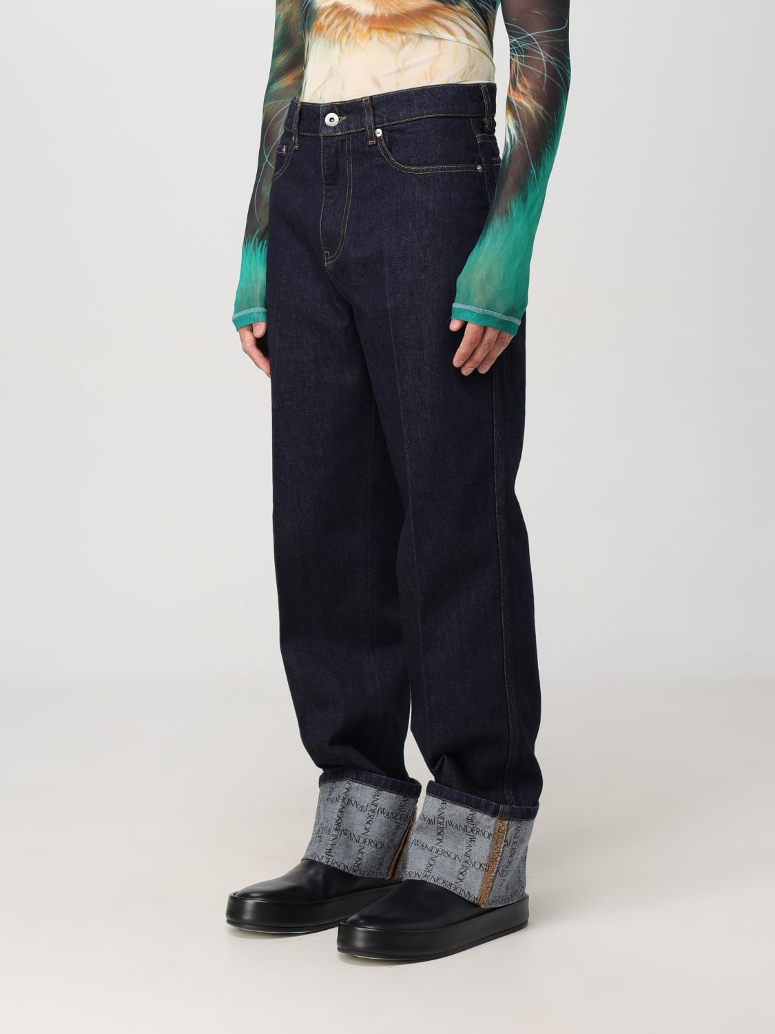 JW ANDERSON JEANS: Jeans homme Jw Anderson, Bleu - Img 4