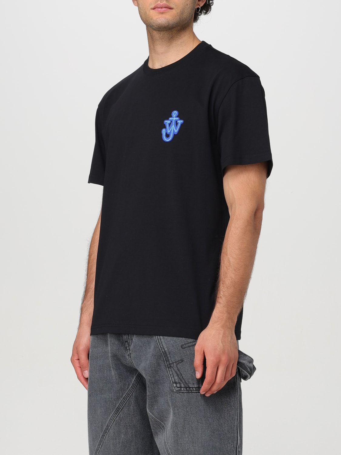 JW ANDERSON T-SHIRT: T-shirt men Jw Anderson, Black - Img 4