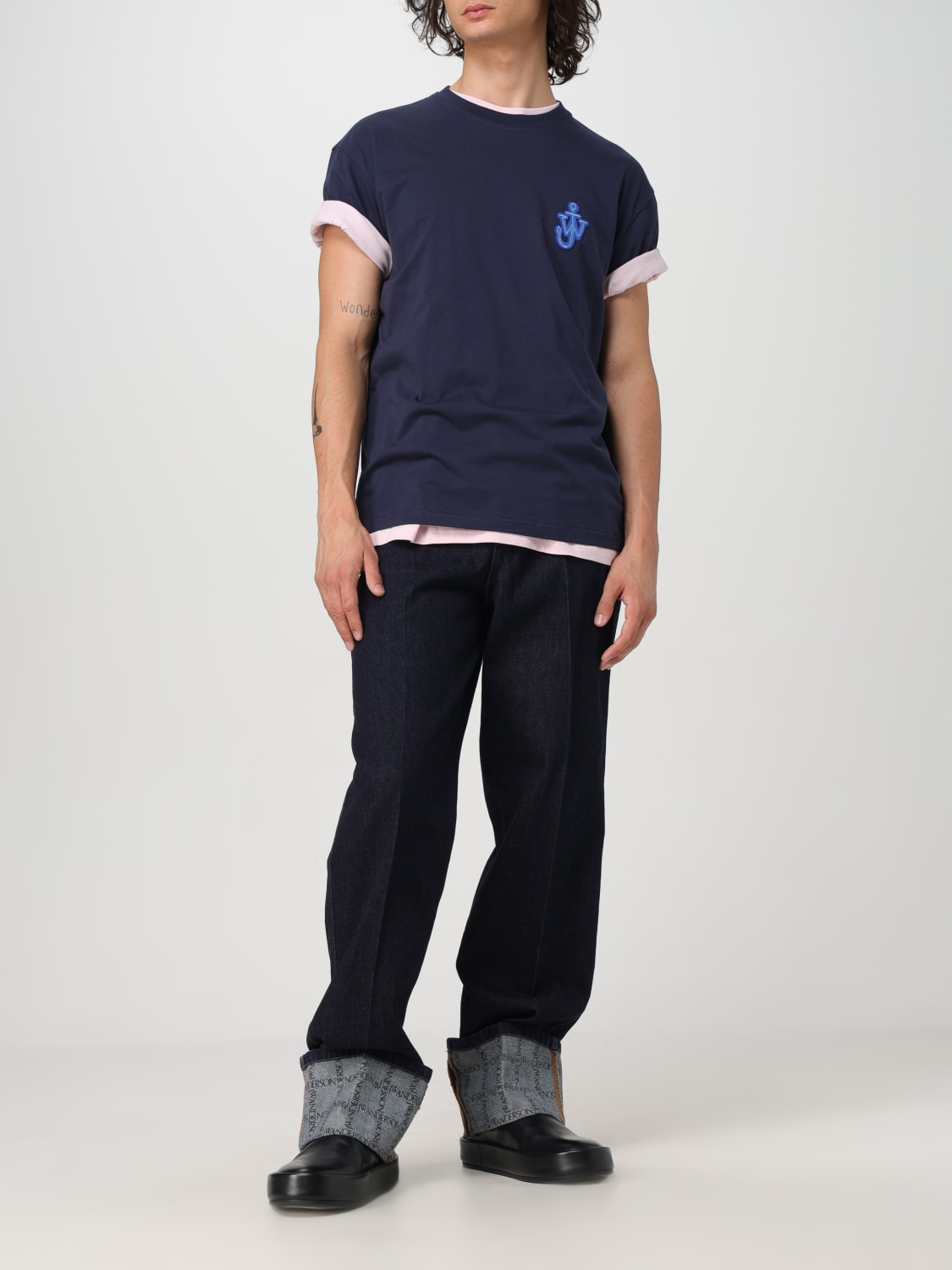 JW ANDERSON T-SHIRT: T-shirt men Jw Anderson, Blue - Img 2