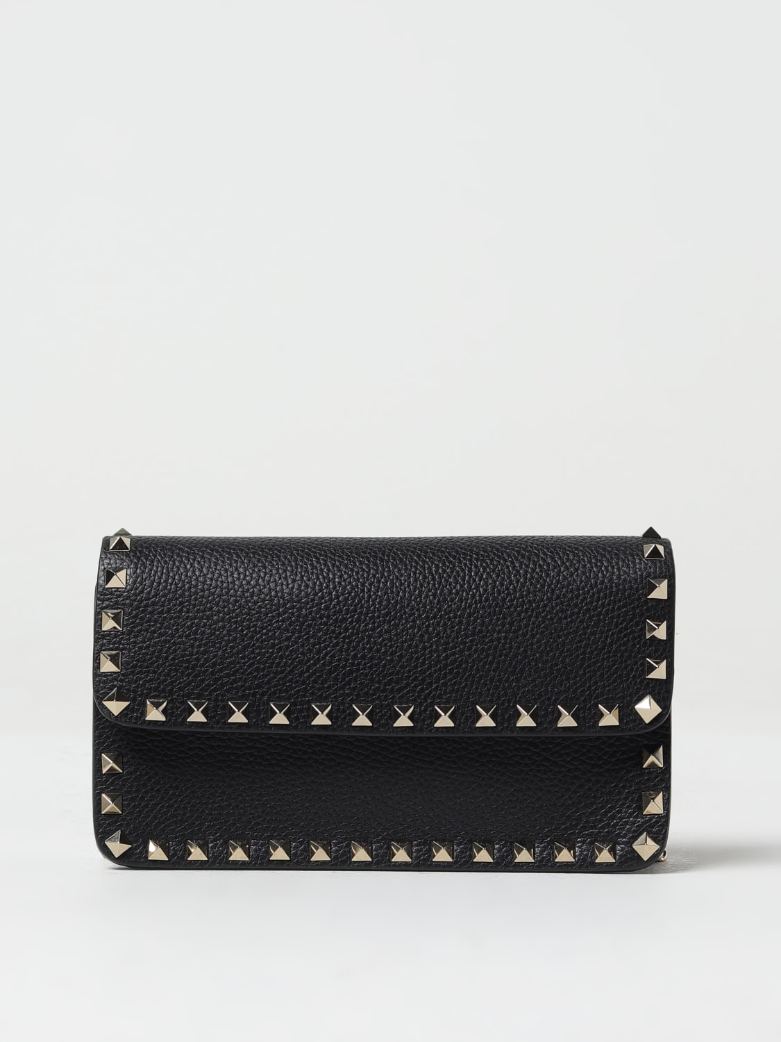 Giglio Borsa wallet Rockstud Valentino Garavani in pelle a grana