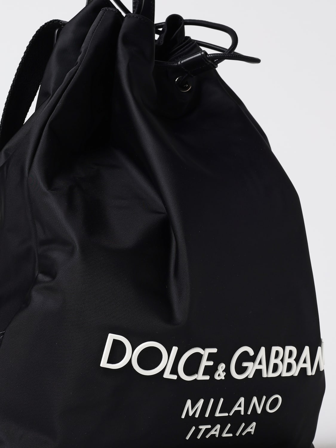 DOLCE & GABBANA ZAINO: Zaino Dolce & Gabbana in nylon , Nero - Img 4