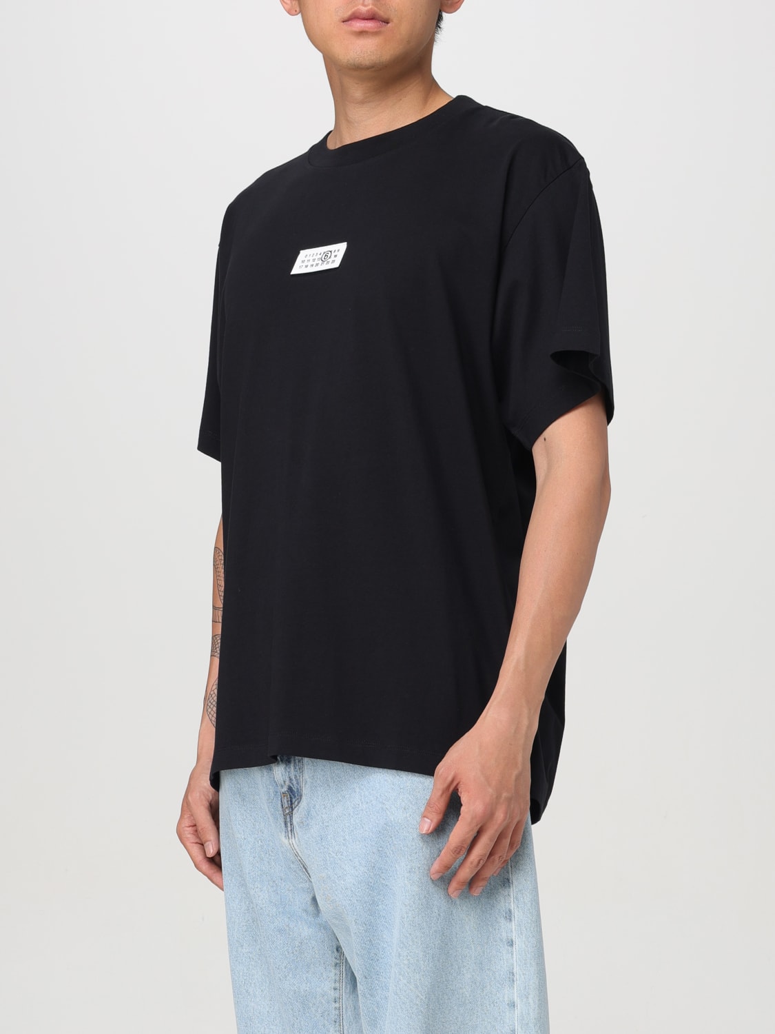 MM6 MAISON MARGIELA T-SHIRT: T-shirt men Mm6 Maison Margiela, Black - Img 4