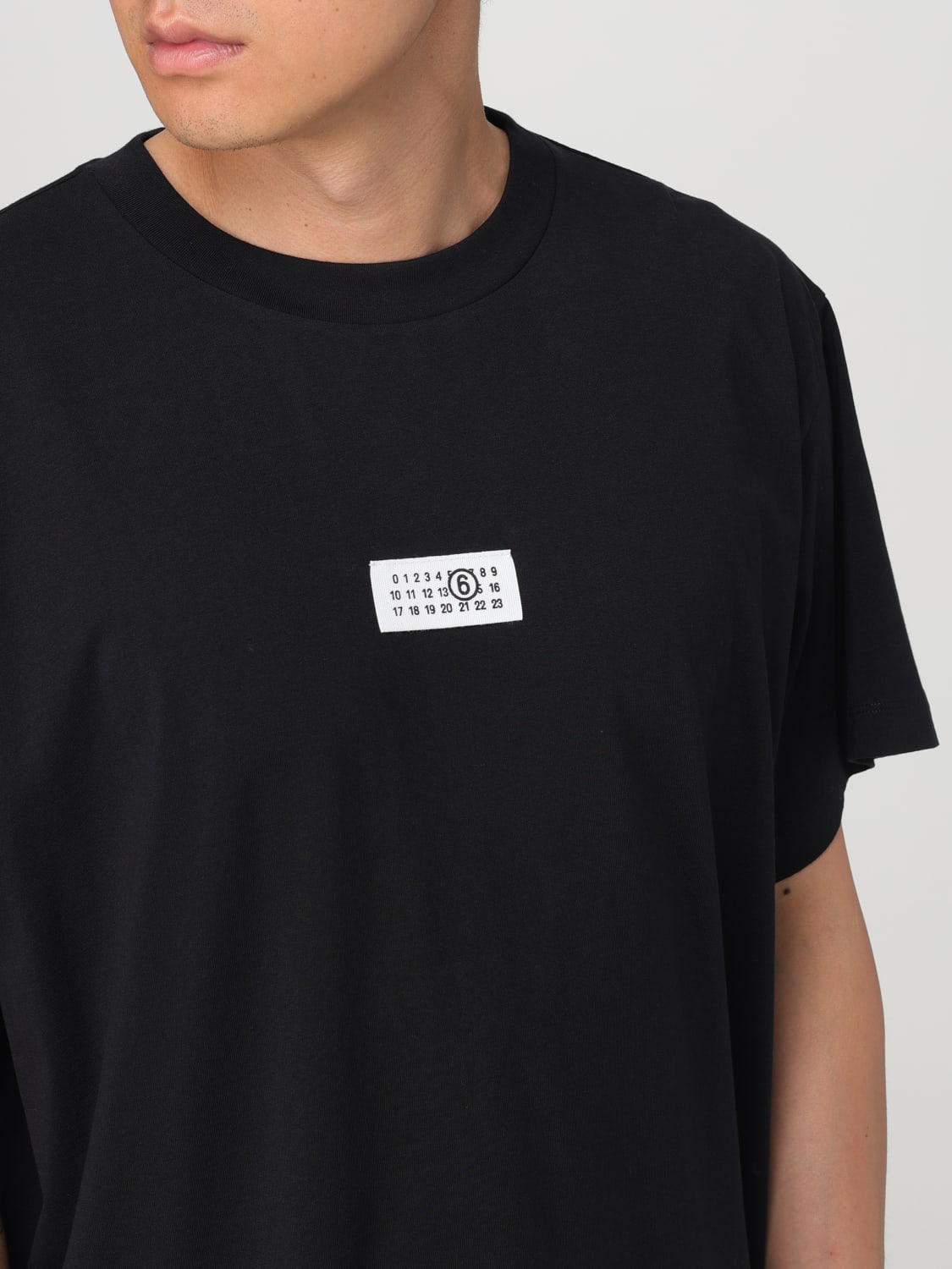 MM6 MAISON MARGIELA T-SHIRT: T-shirt men Mm6 Maison Margiela, Black - Img 5