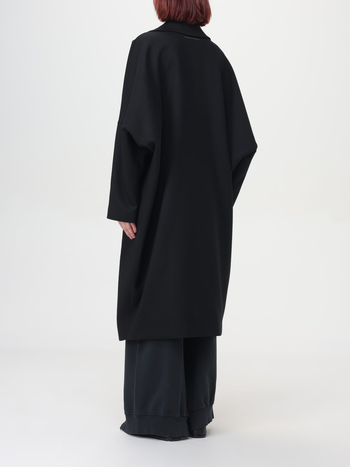 MM6 MAISON MARGIELA：コート レディース - ブラック | GIGLIO.COMオンラインのMm6 Maison Margiela  コート S52AA0178M35154