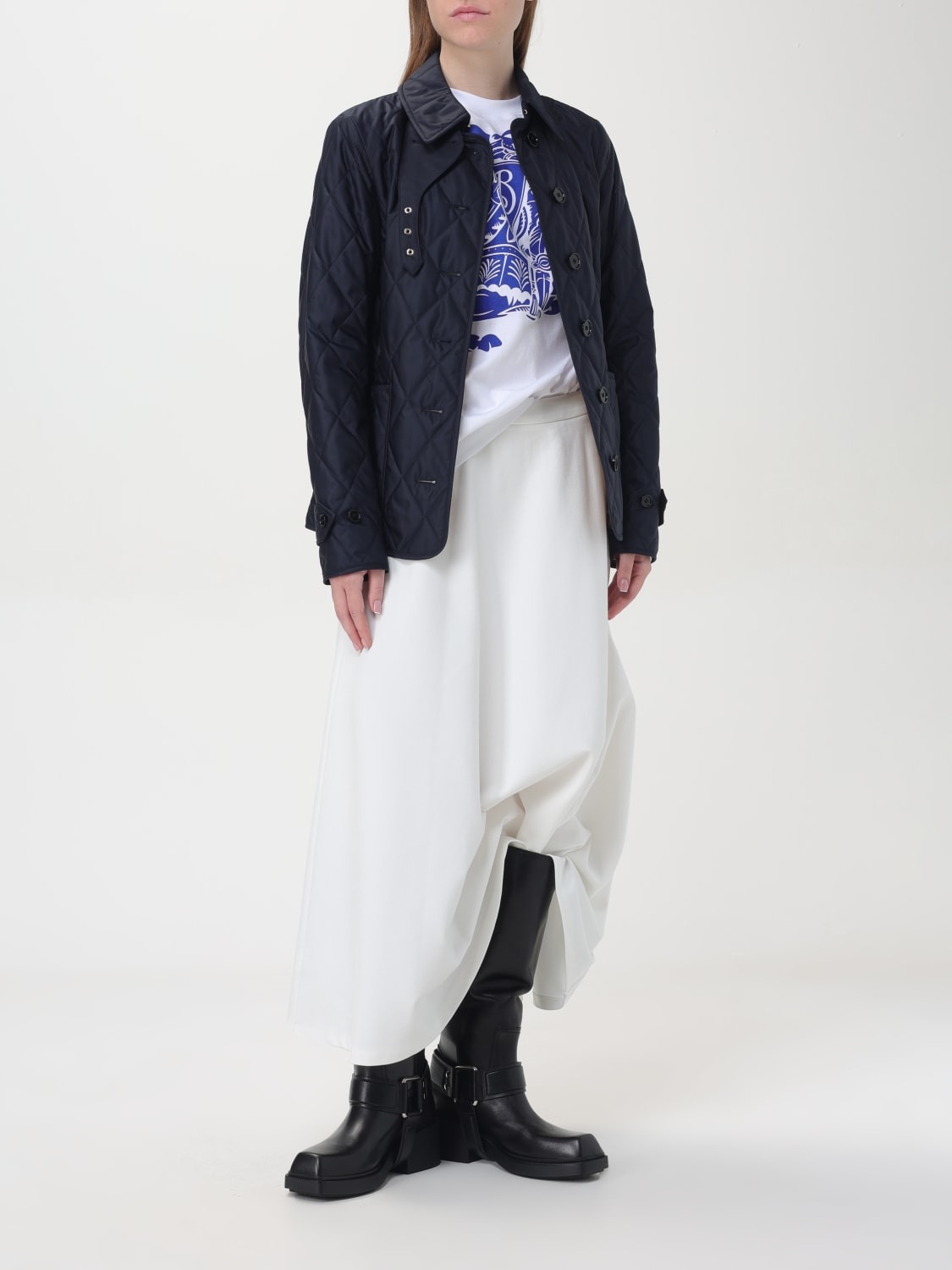 BURBERRY：Tシャツ レディース - ホワイト | GIGLIO.COM