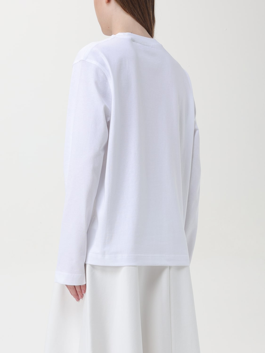 Tシャツ・カットソー BURBERRY Women Tunic Tops 8096230WHITE BURBERRY: T-shirt woman - White | Burberry t-shirt 8096230