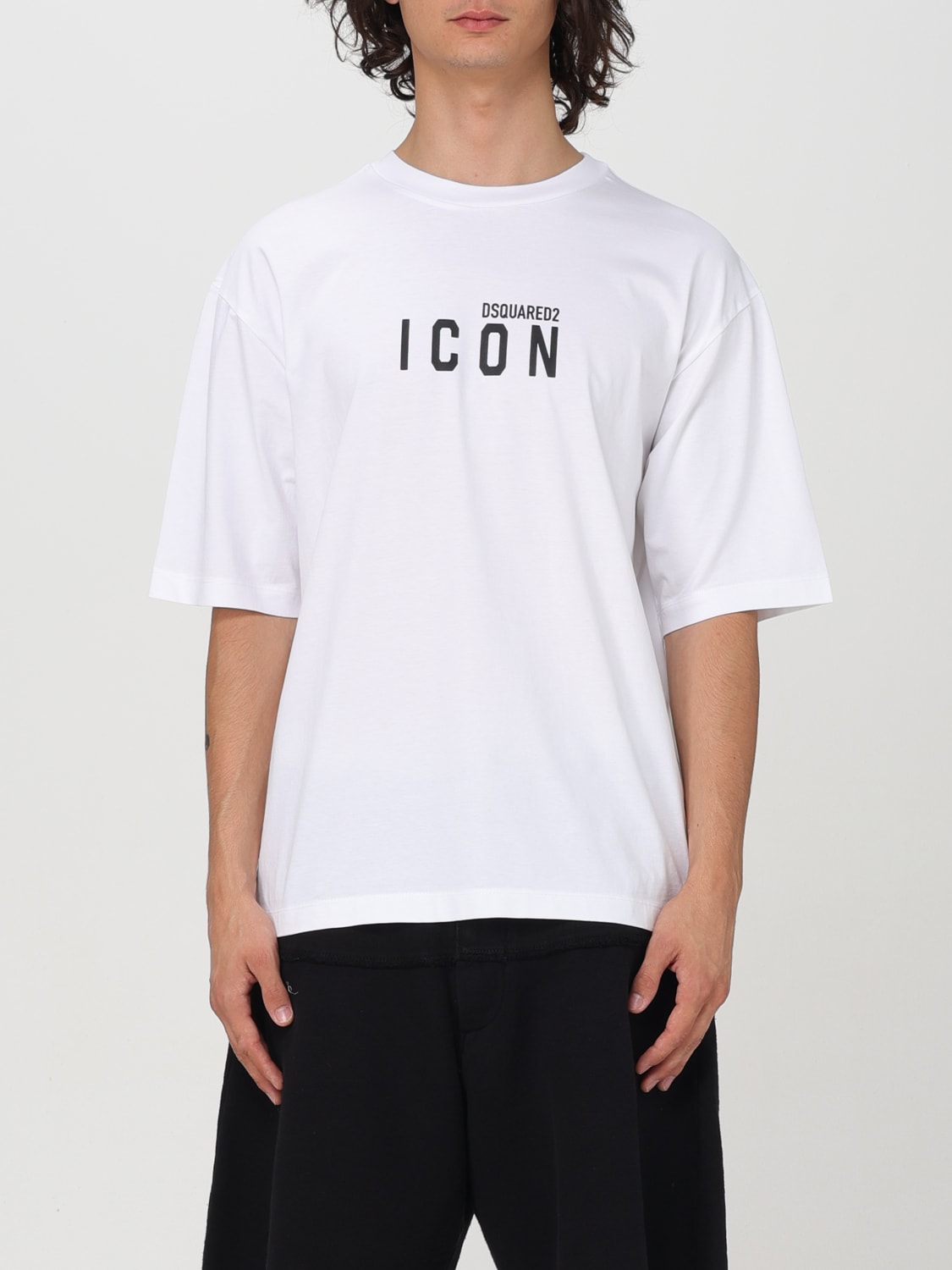 DSQUARED2 T-SHIRT: T-shirt homme Dsquared2, Blanc - Img 1