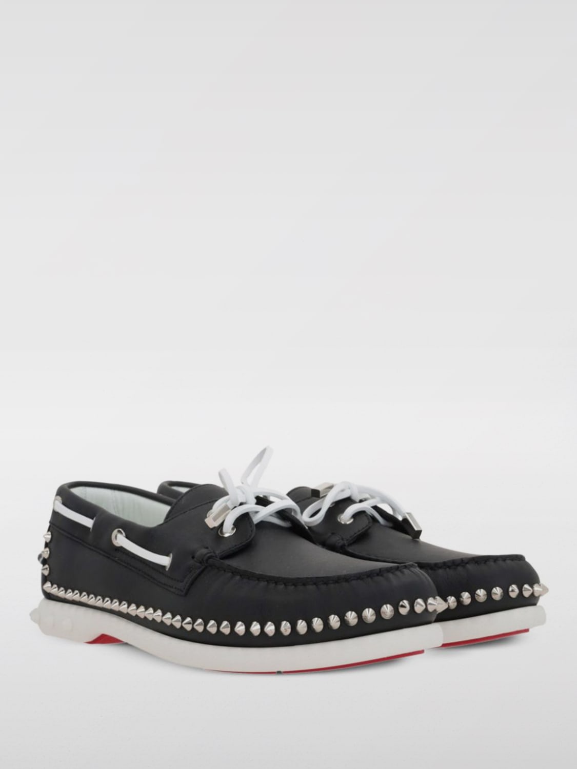 CHRISTIAN LOUBOUTIN LOAFERS: Shoes men Christian Louboutin, Black - Img 2