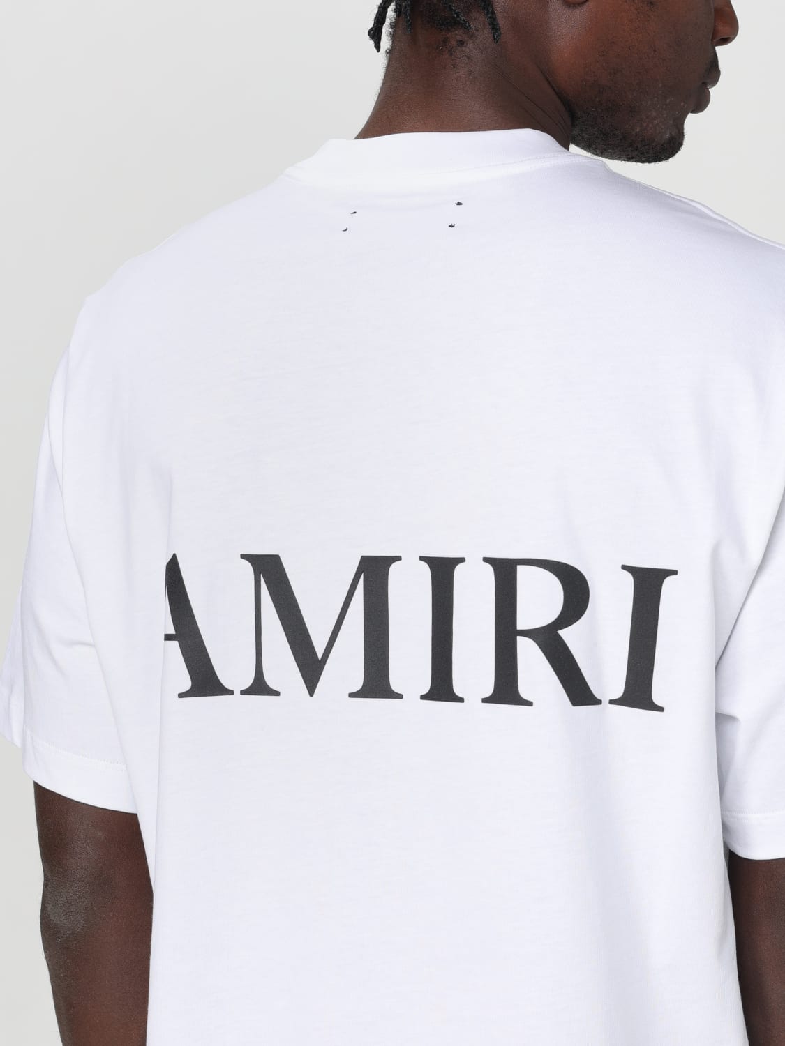 Tシャツ・カットソー AMIRI Men Tops AMJYTE1074WHITE Amiri White Cotton T-Shirt - White - Men | AMJYTE1074WHITE