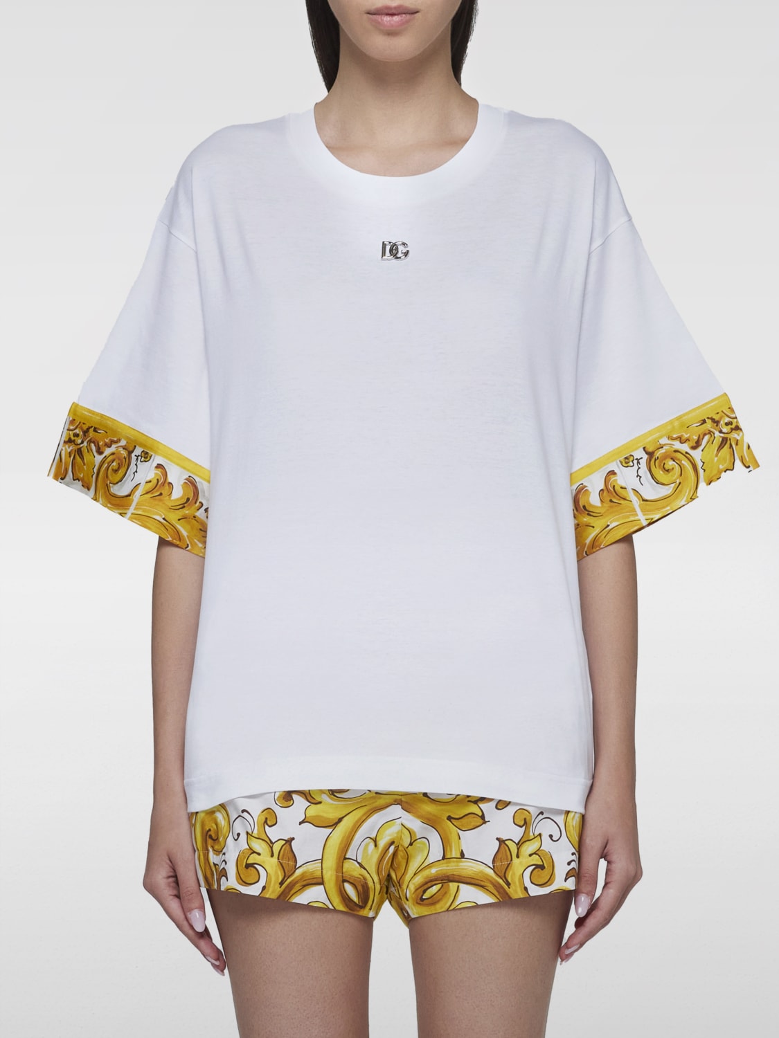 Giglio T-shirt DG Dolce & Gabbana in cotone