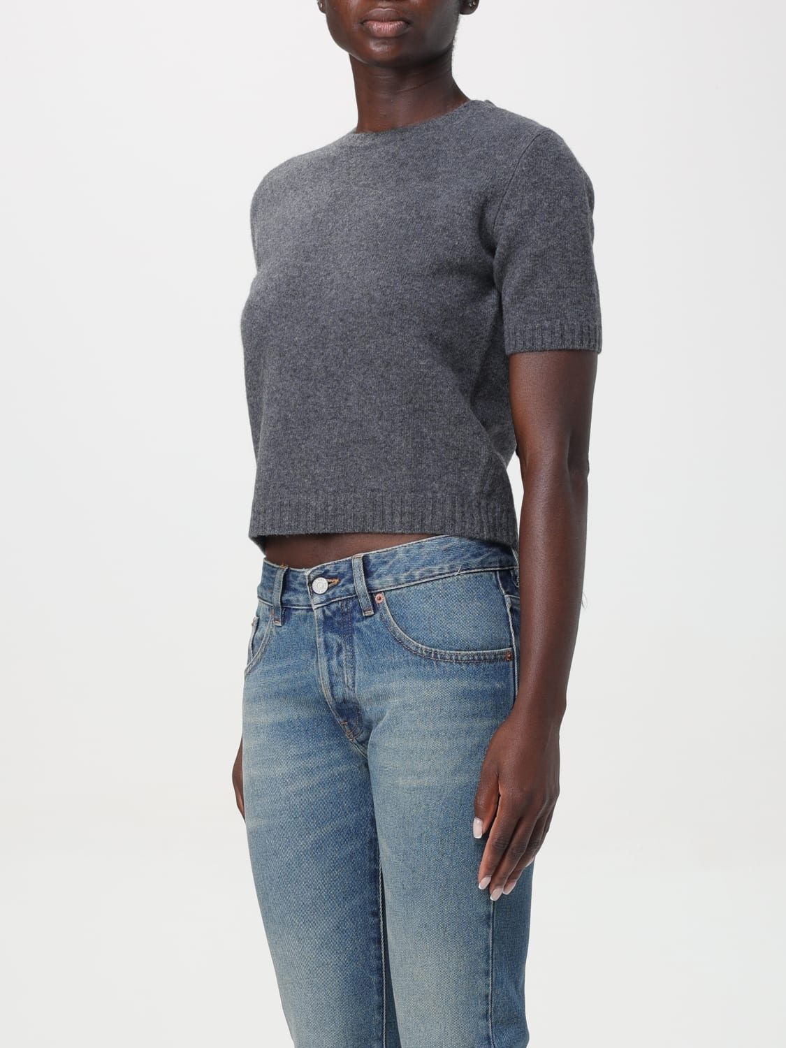 MAISON MARGIELA SWEATER: Sweater woman Maison Margiela, Charcoal - Img 3