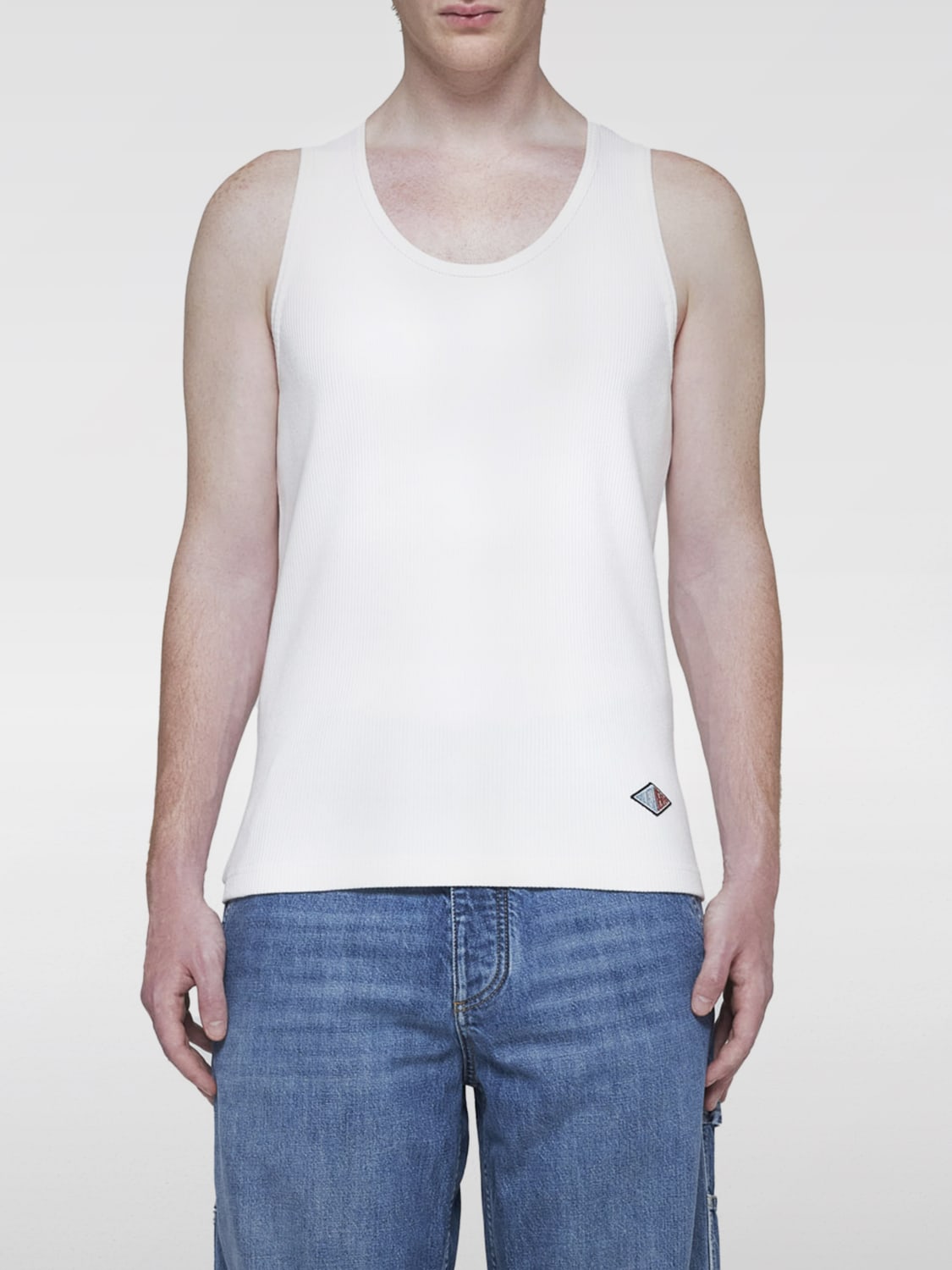 BOTTEGA VENETA TANK TOP: Pullover herren Bottega Veneta, Weiß - Img 1