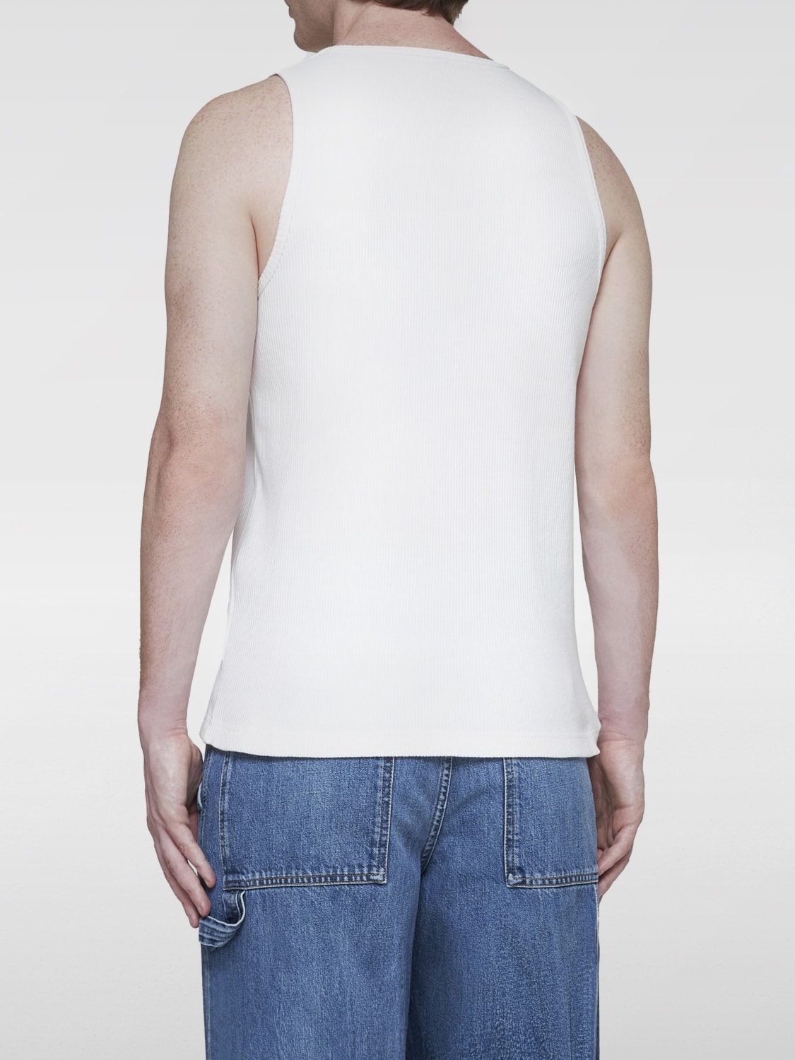 BOTTEGA VENETA TANK TOP: Pullover herren Bottega Veneta, Weiß - Img 2