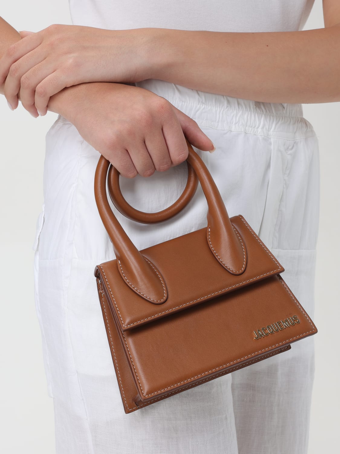 JACQUEMUS HANDBAG: Handbag woman Jacquemus, Brown - Img 2