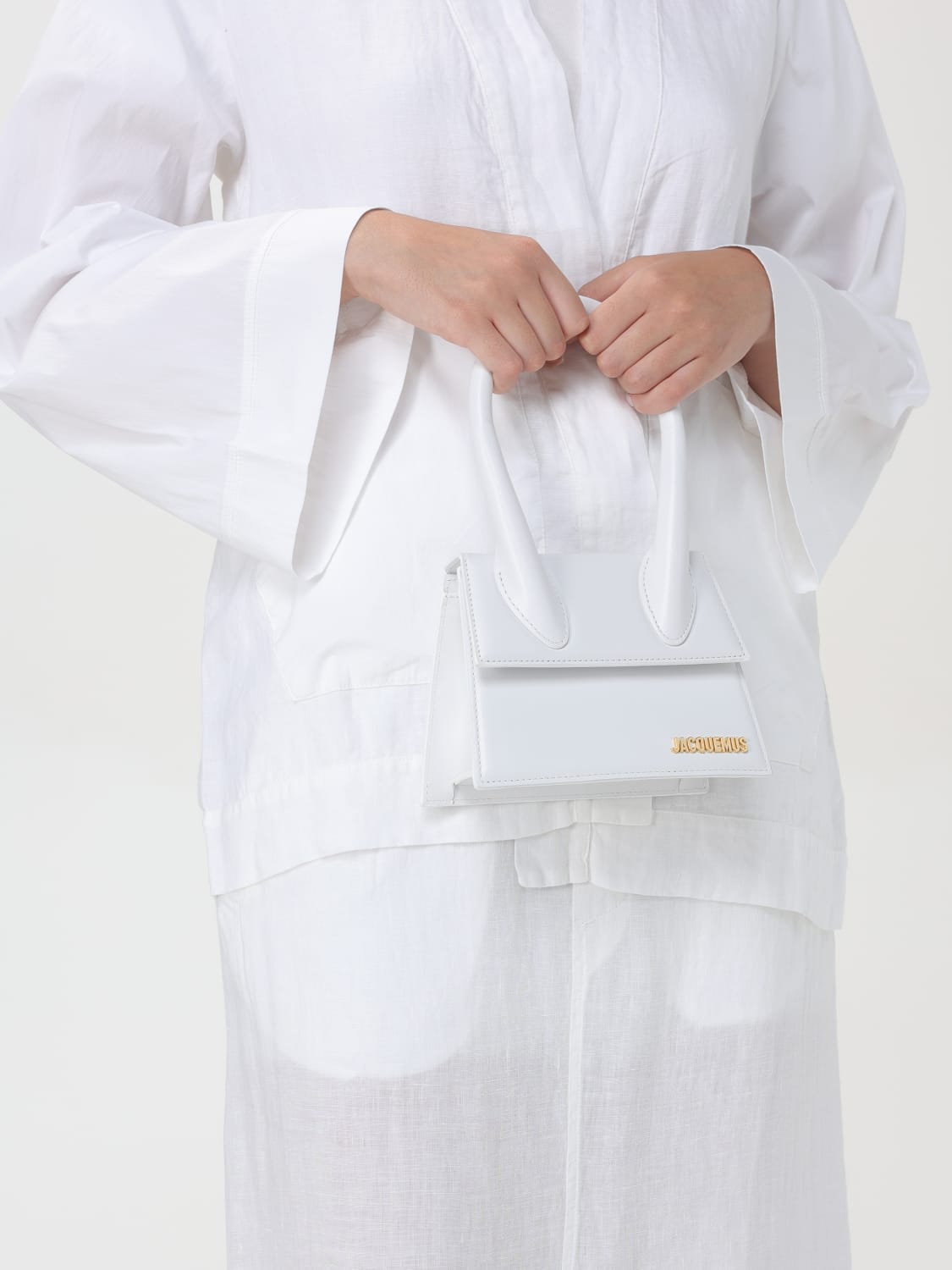 JACQUEMUS HANDBAG: Handbag woman Jacquemus, White - Img 2