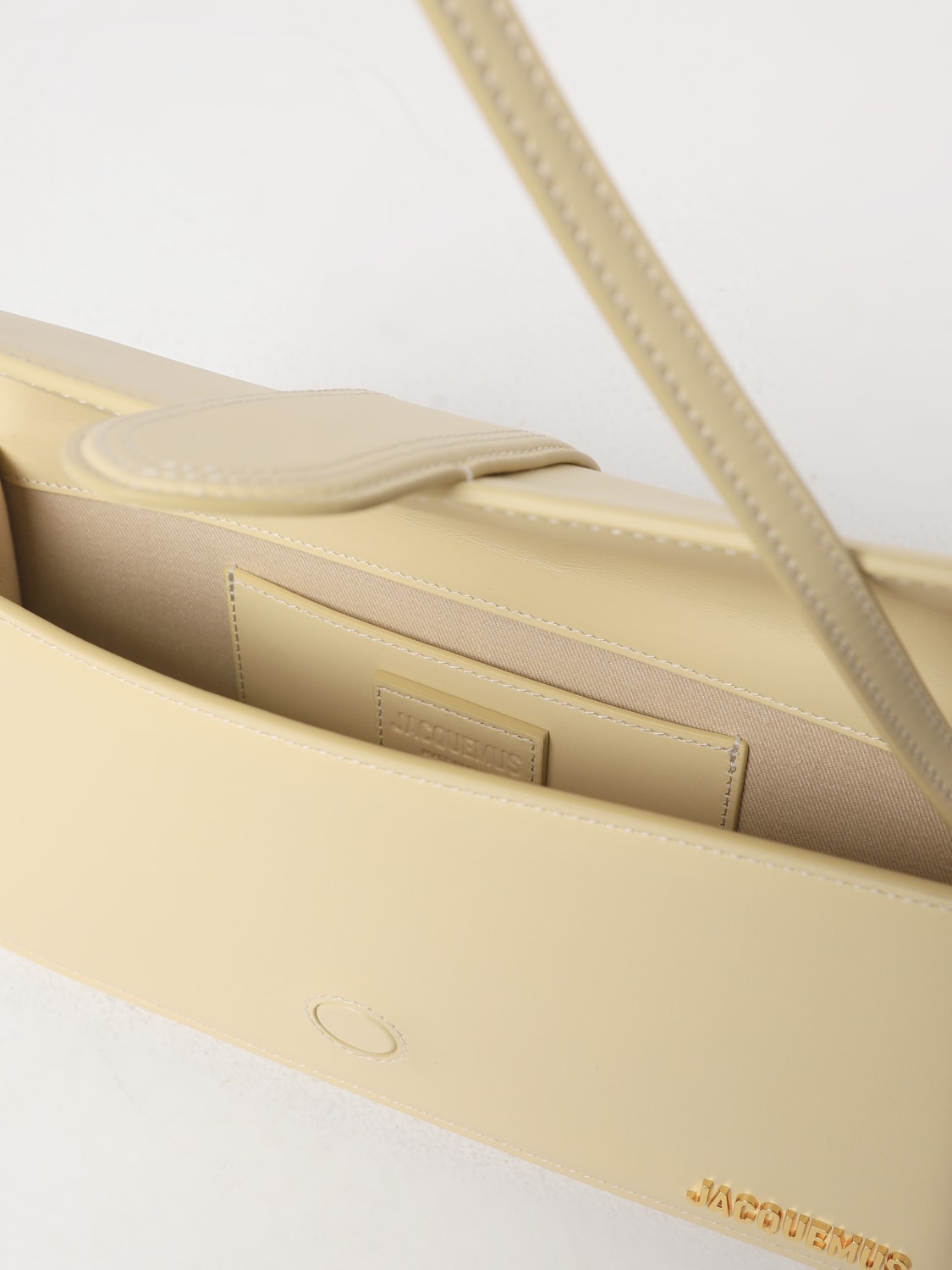 JACQUEMUS BORSA A SPALLA: Borsa a spalla Le Bambino Long Jacquemus, Bianco - Img 4