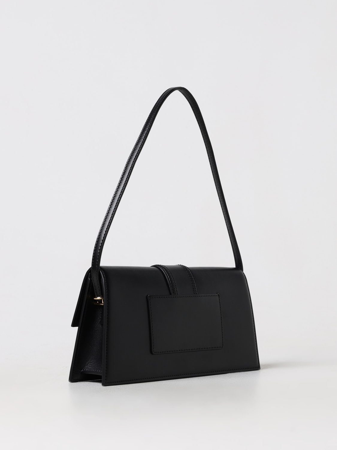 JACQUEMUS BORSA A SPALLA: Borsa a spalla Le Bambino Long Jacquemus, Nero - Img 3