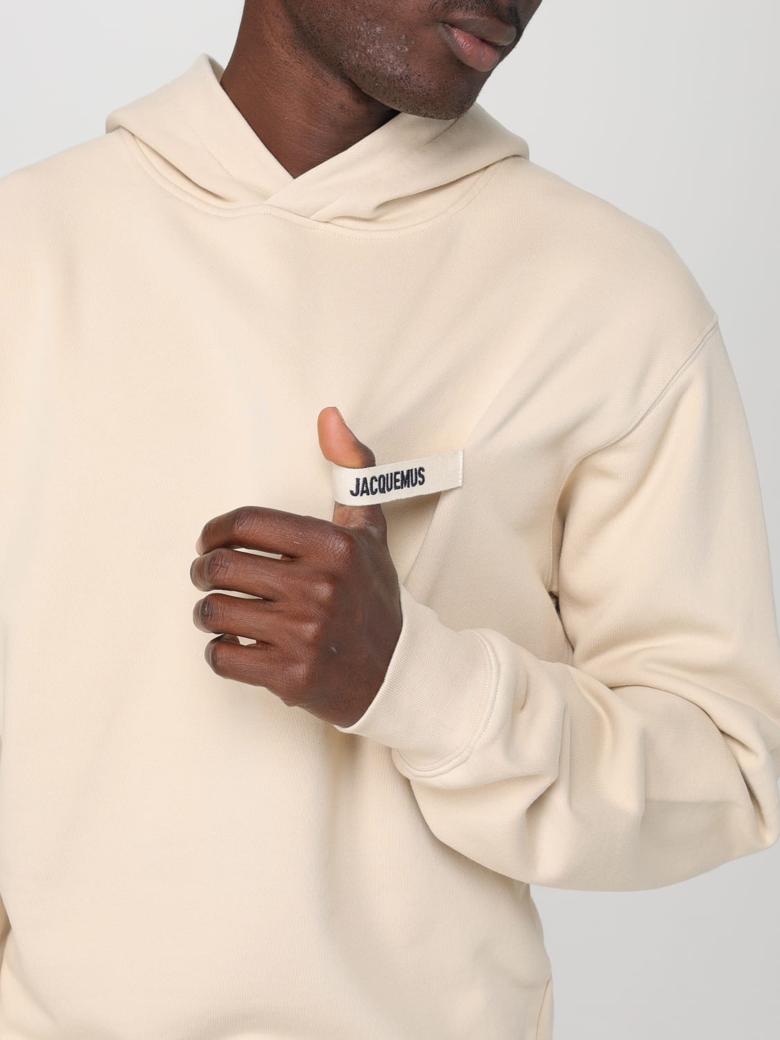 JACQUEMUS SWEATSHIRT: Sweatshirt men Jacquemus, Beige - Img 5