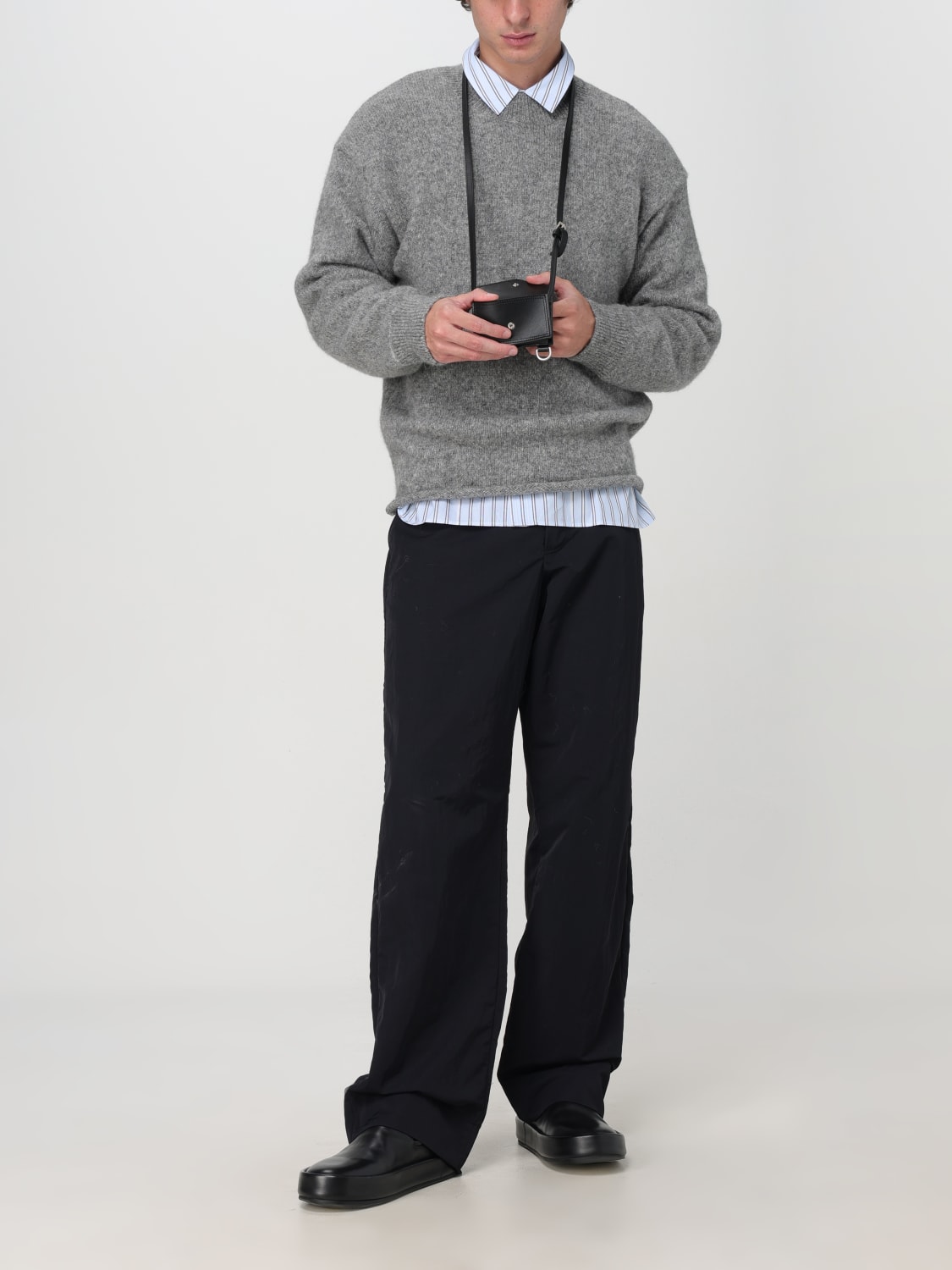 JACQUEMUS: Sweater men - Grey | Jacquemus sweater JACQUEMUS: Sweater men - Grey | Jacquemus sweater