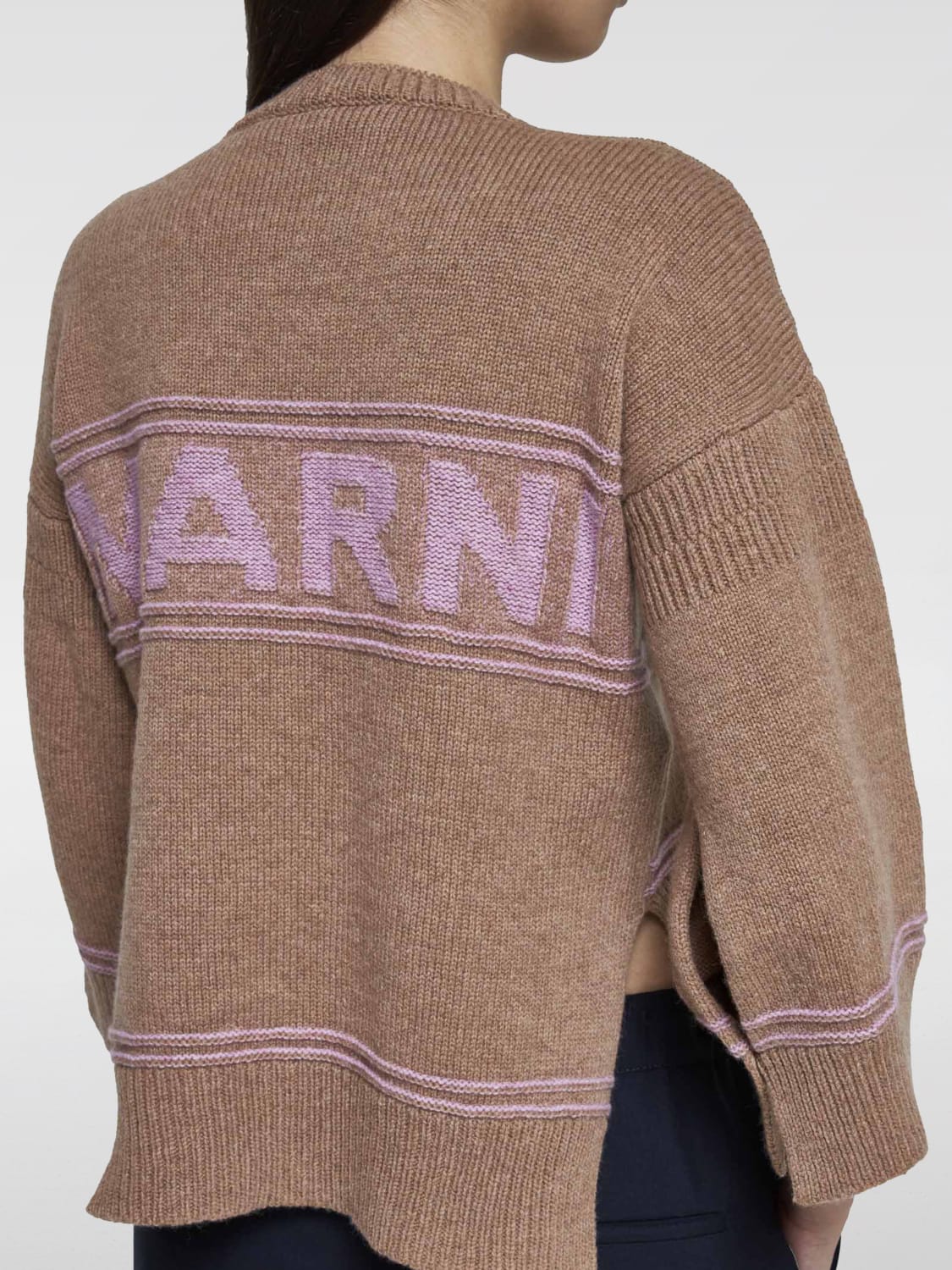 MARNI SWEATER: Sweater woman Marni, Beige - Img 3