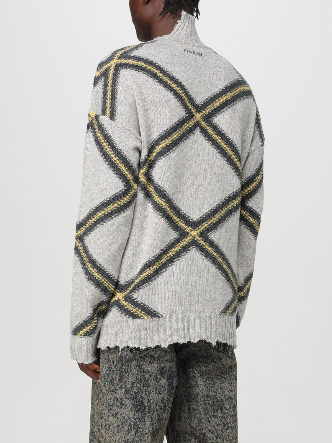 MARNI SWEATER: Sweater men Marni, Grey - Img 3