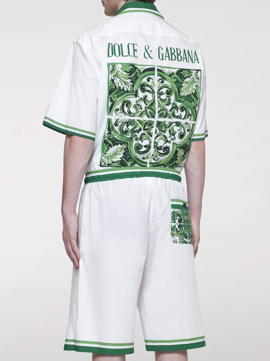 DOLCE & GABBANA SHORT: Short men Dolce & Gabbana, Green - Img 2