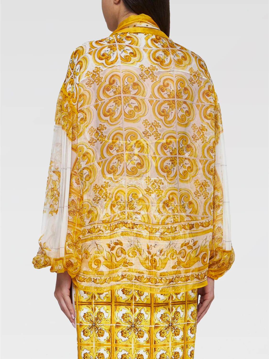 DOLCE & GABBANA SHIRT: Shirt woman Dolce & Gabbana, Yellow - Img 2