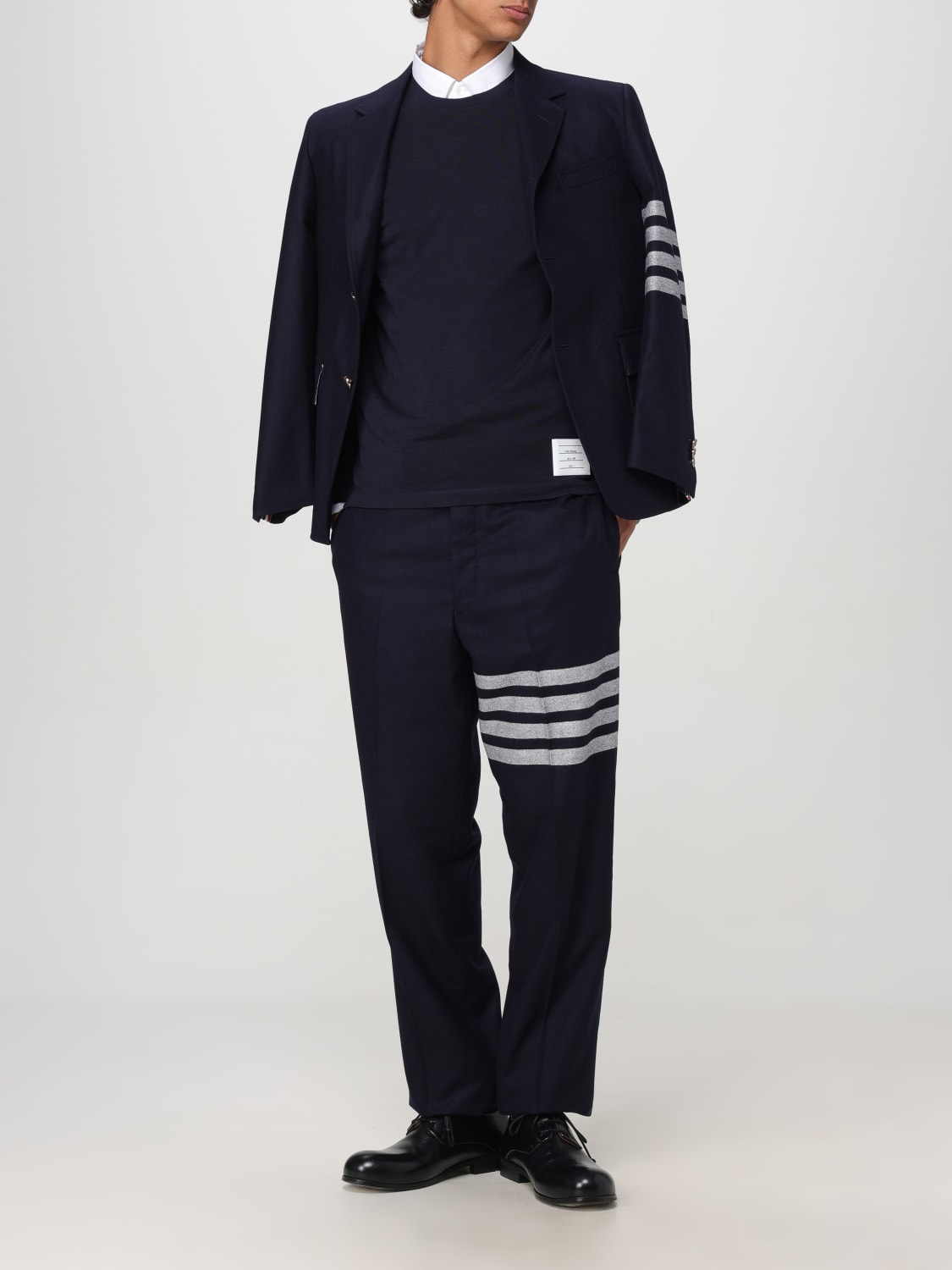 THOM BROWNE PANTS: Pants men Thom Browne, Navy - Img 2