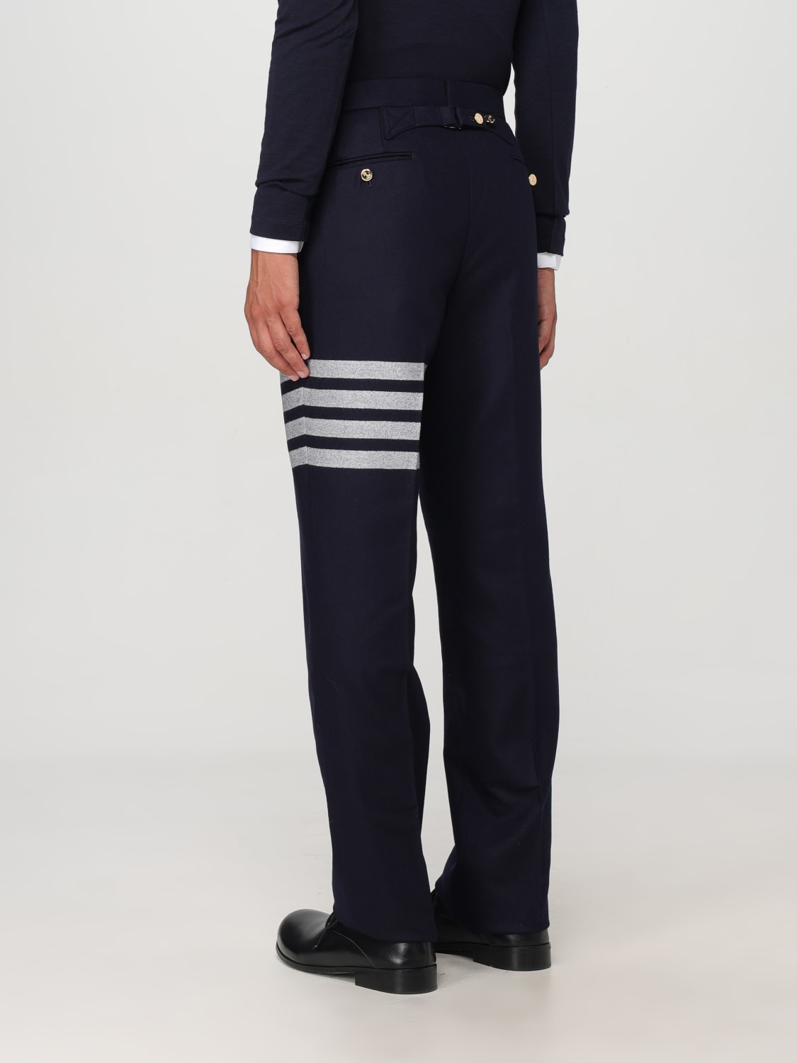 THOM BROWNE PANTS: Pants men Thom Browne, Navy - Img 3