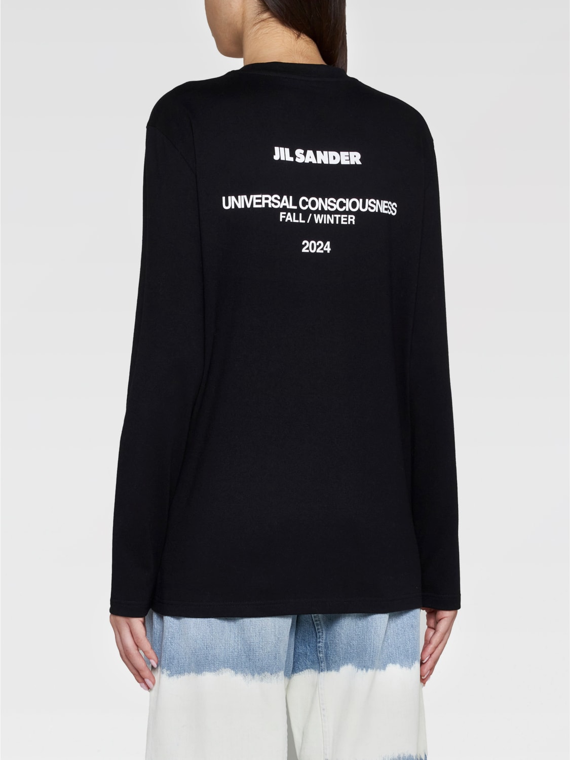 JIL SANDER T-SHIRT: T-shirt woman Jil Sander, Black - Img 2