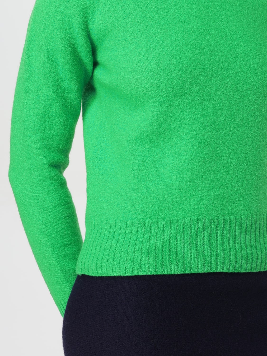 JIL SANDER MAGLIA: Maglia basic di lana Jil Sander, Verde - Img 5