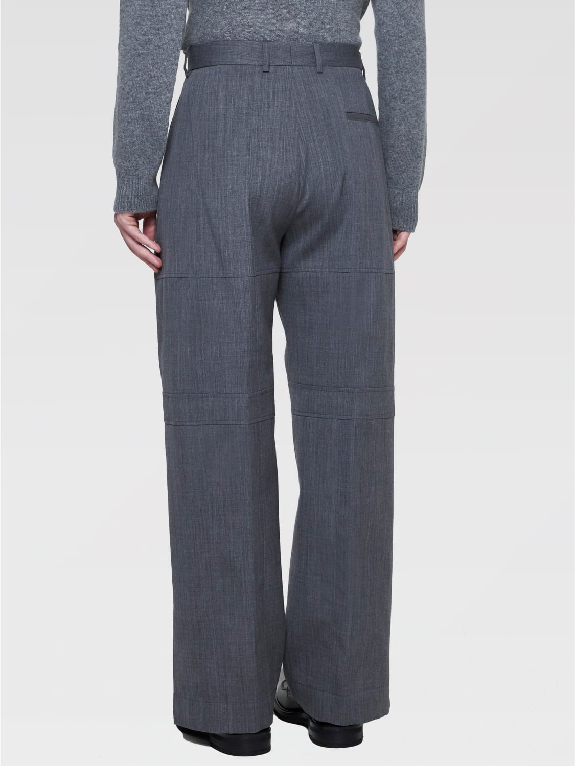 JIL SANDER PANTALONE: Pantalone Jil Sander in lana , Grigio - Img 2