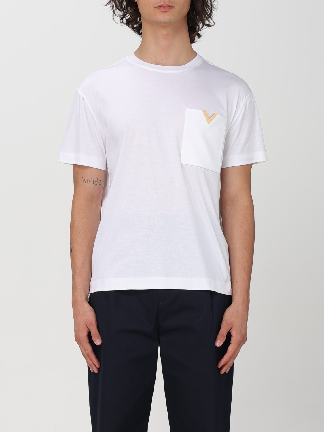 VALENTINO T-SHIRT: T-shirt men Valentino, White - Img 1