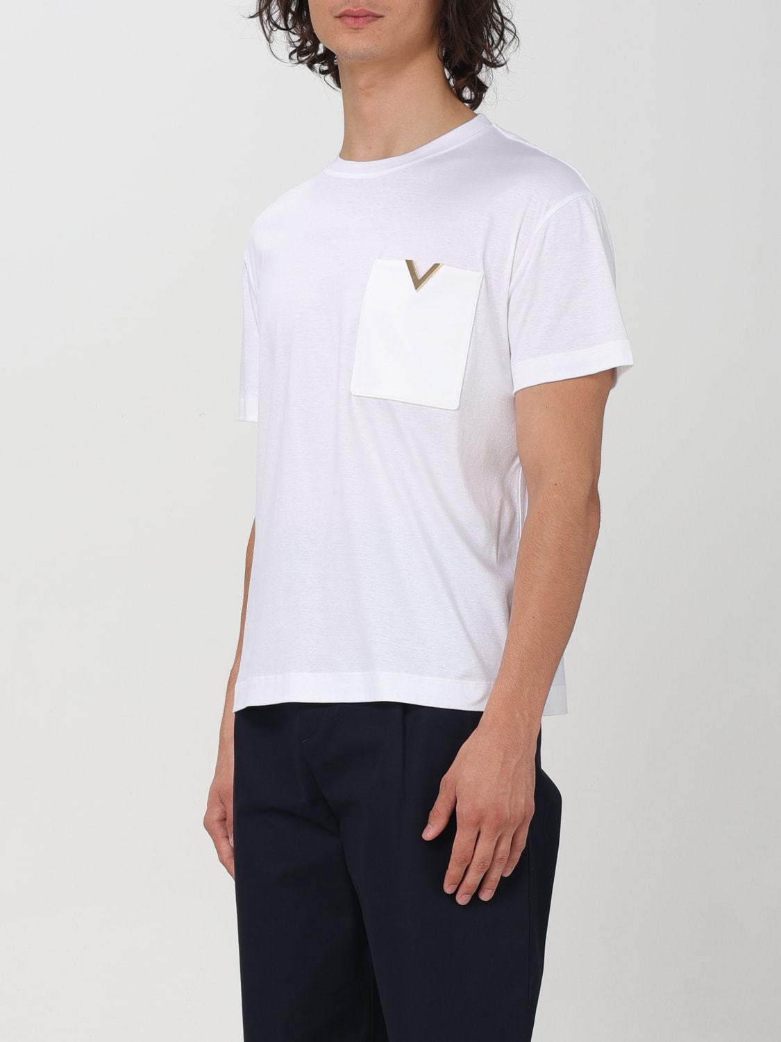 VALENTINO T-SHIRT: T-shirt men Valentino, White - Img 4