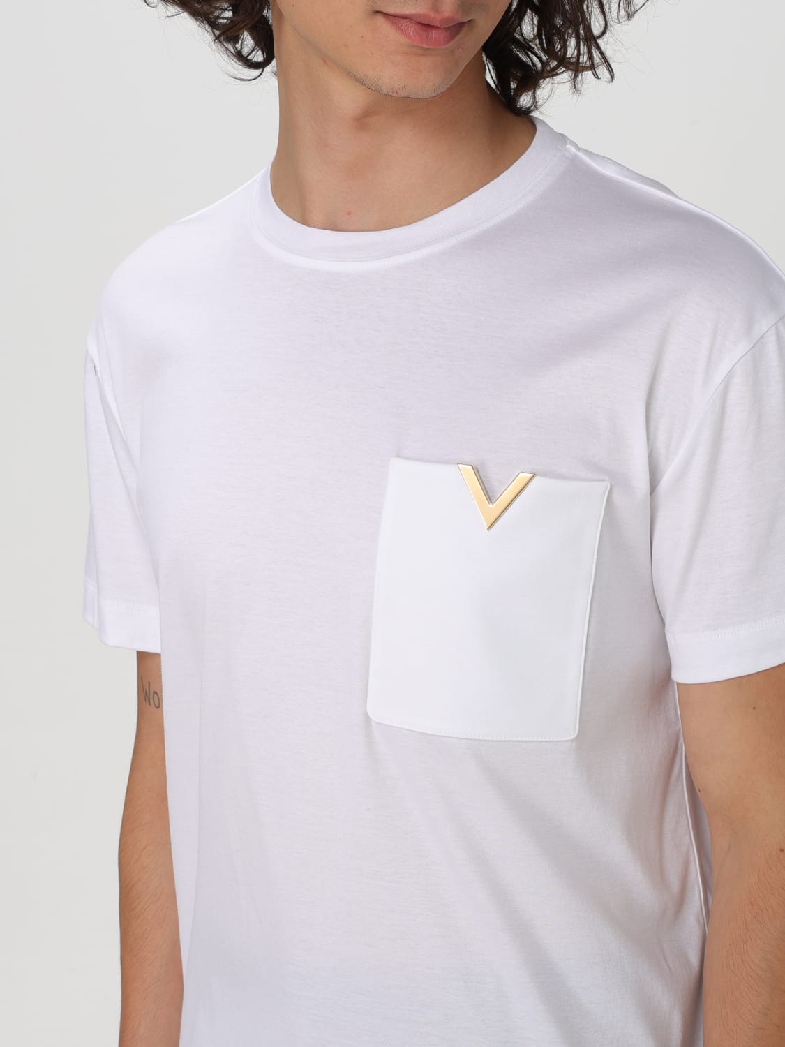 VALENTINO T-SHIRT: T-shirt men Valentino, White - Img 5