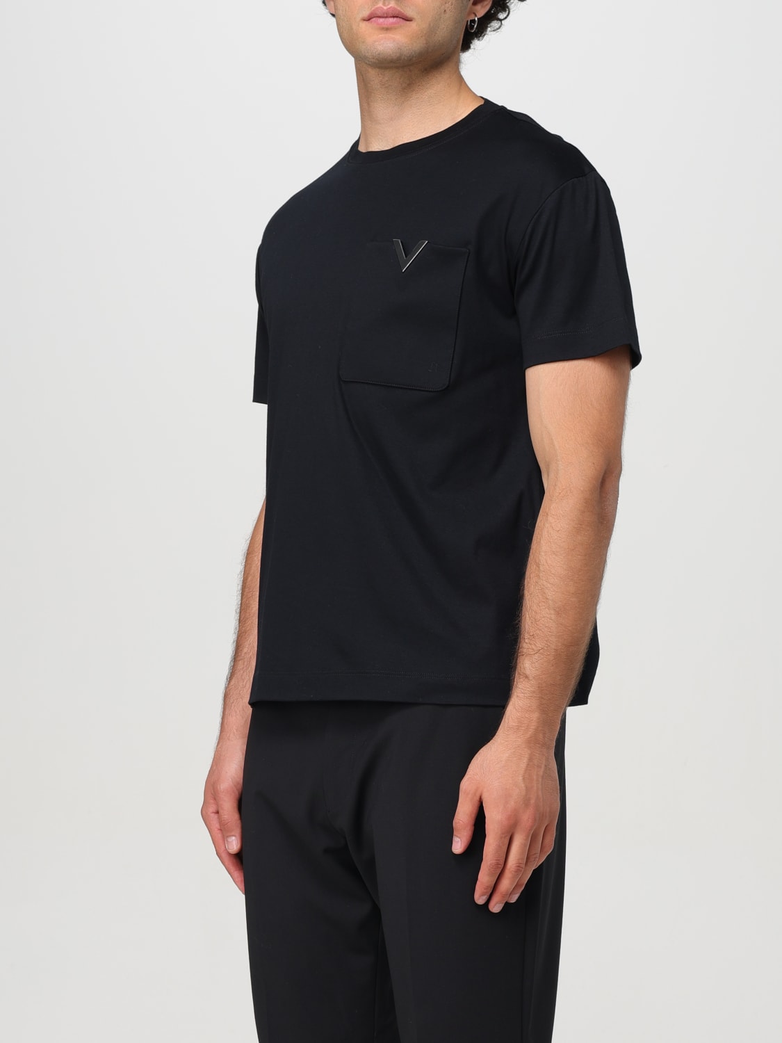 VALENTINO T-SHIRT: T-shirt men Valentino, Black - Img 4